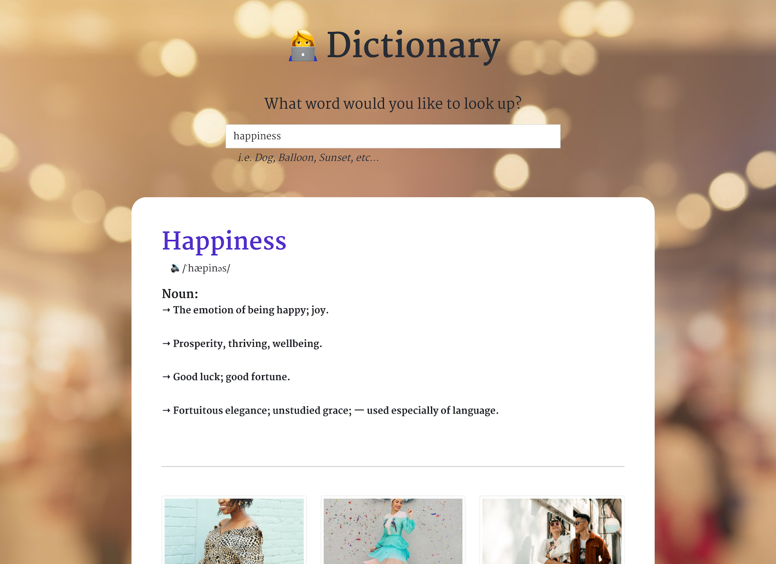 Dictionary App Image